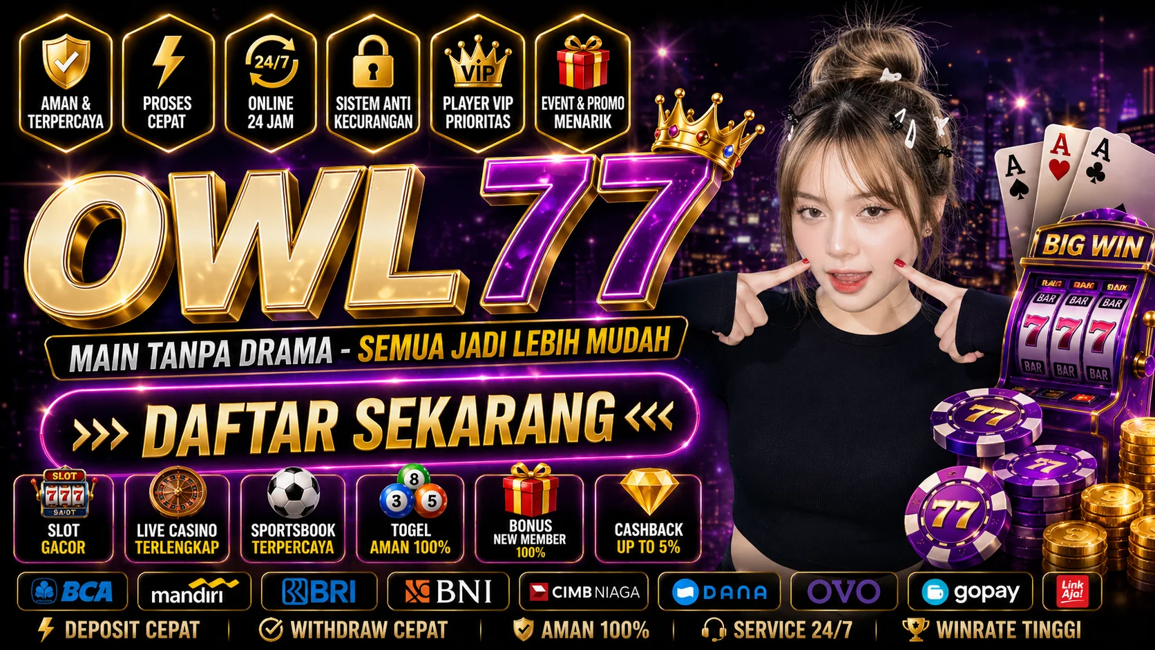 Galeri foto Owl77 : Mata Malam Sang Pengintai Dalam Dunia Game Fantasi Penuh Bahaya di Jakarta